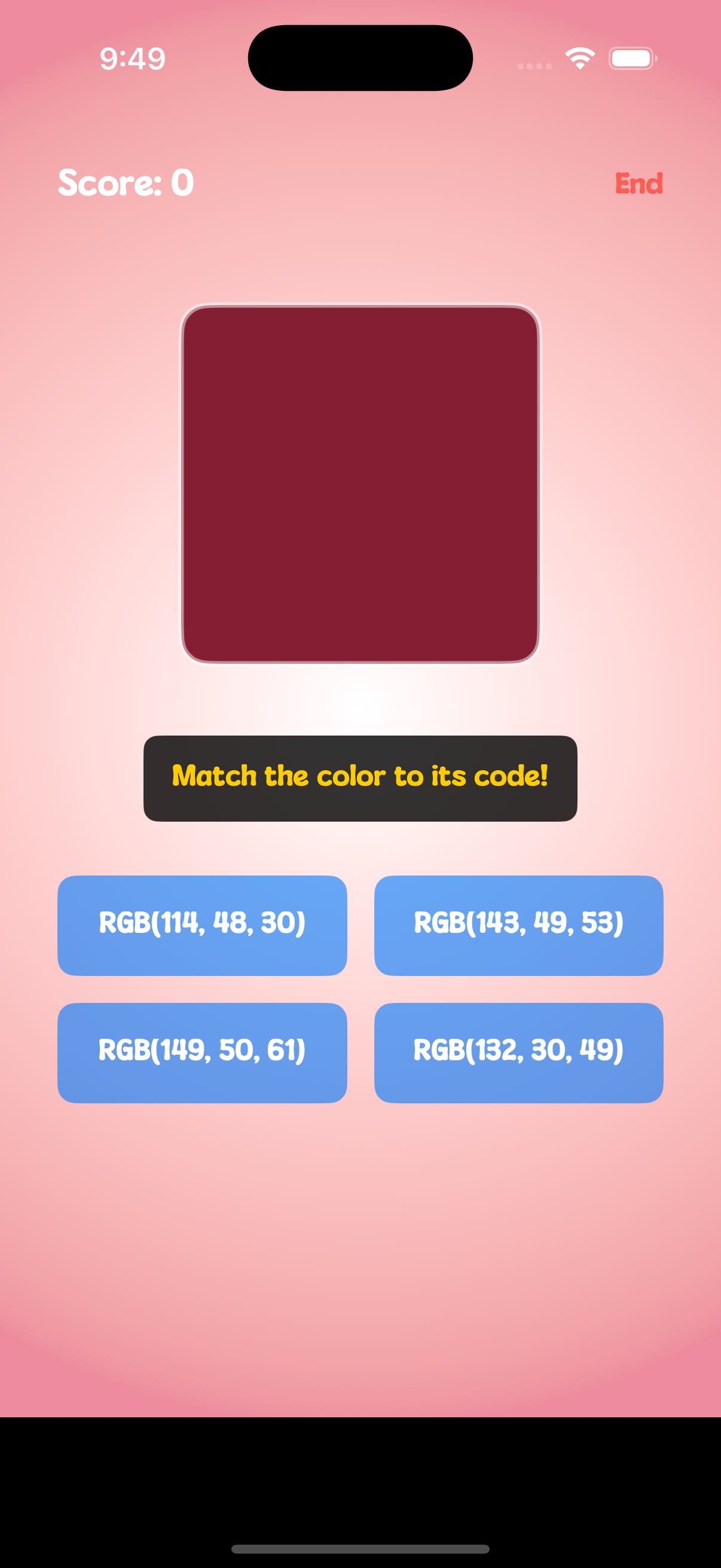 Color Game Screenshot 2